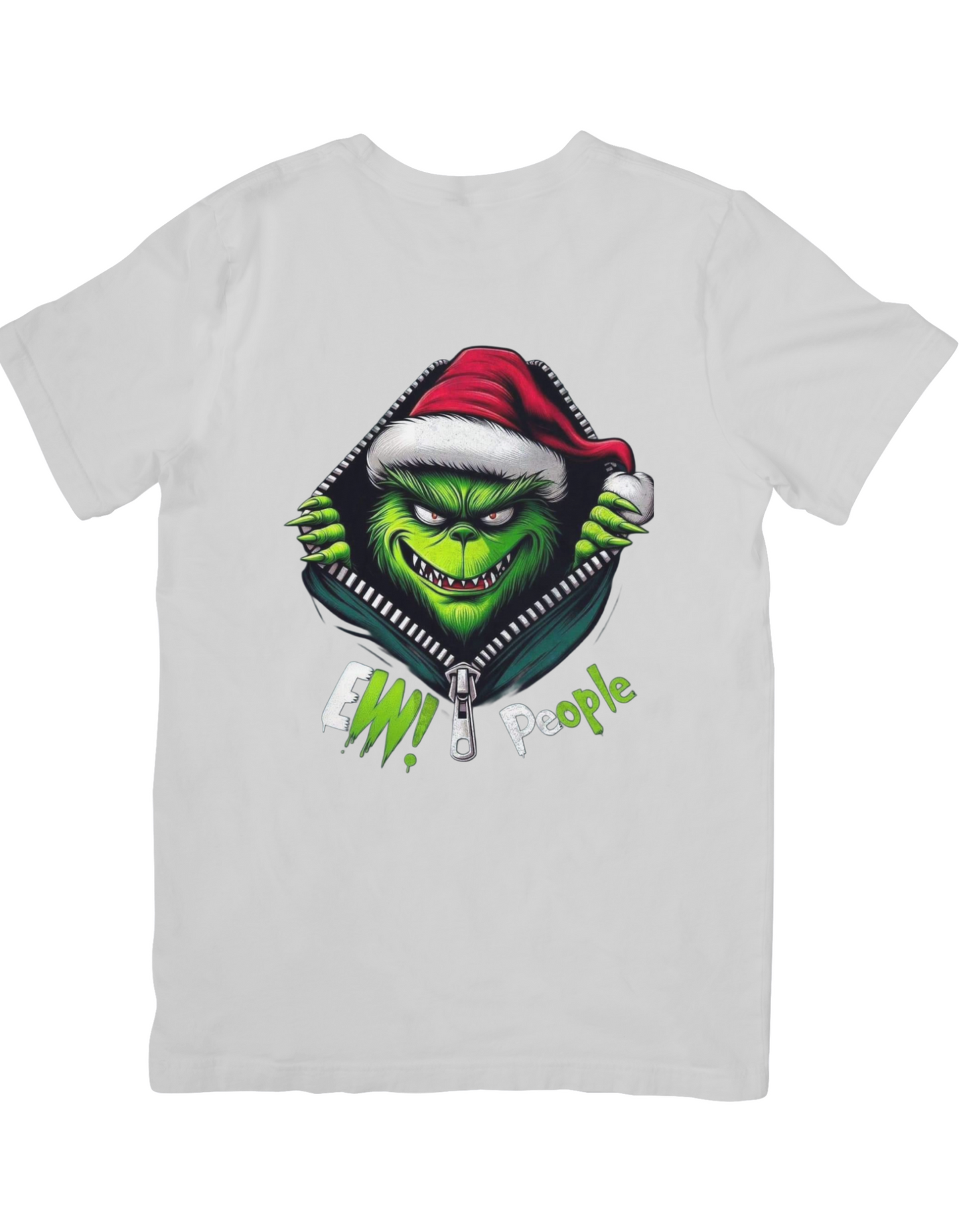 Mean grinch zipper