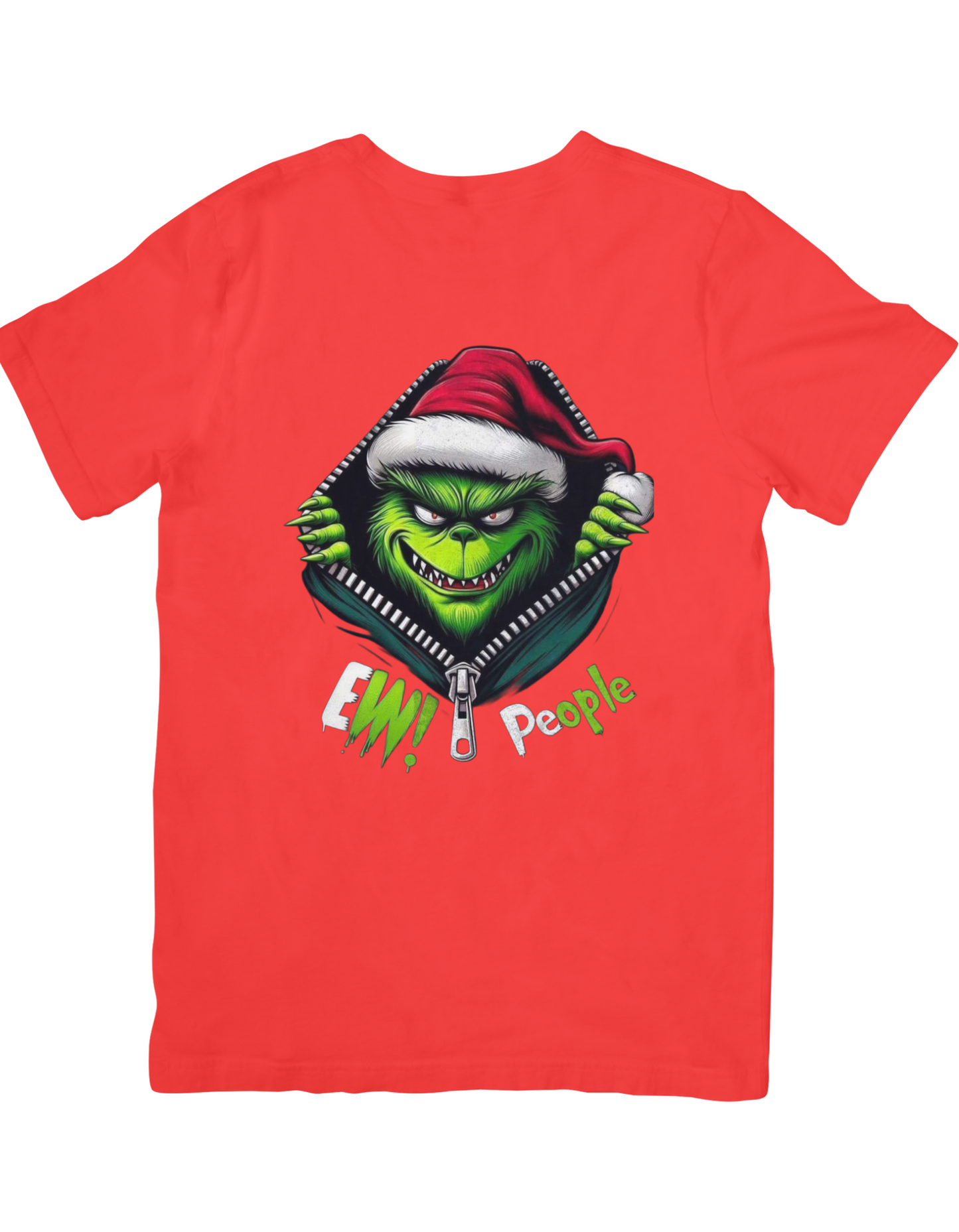 Mean grinch zipper