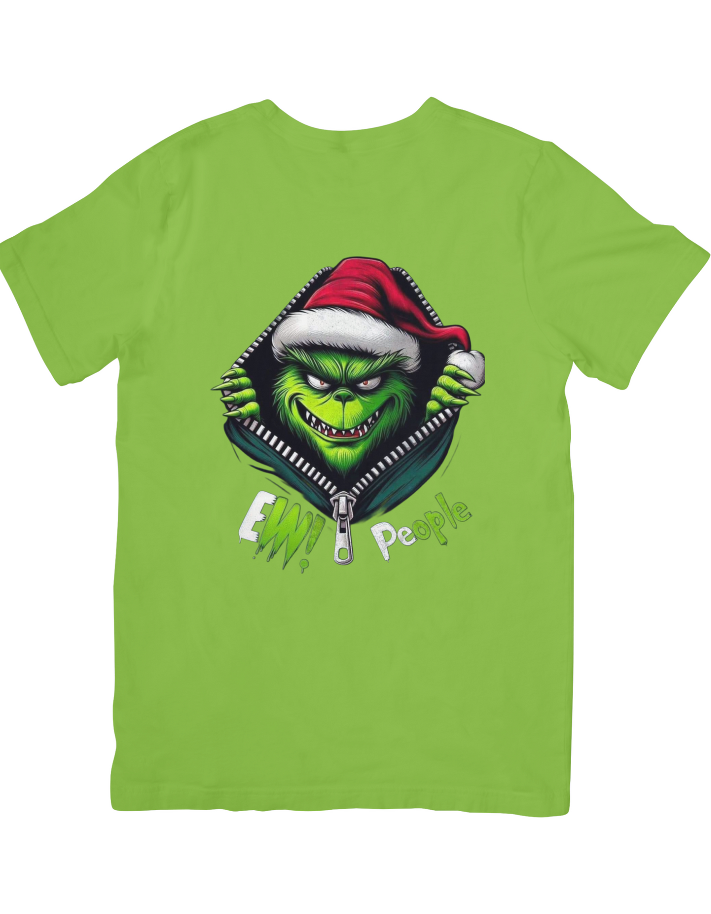 Mean grinch zipper